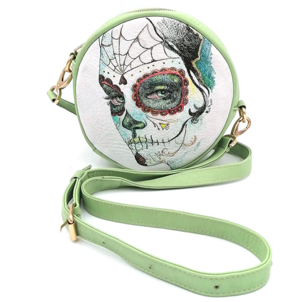 Frauen Handtasche Rund Minze