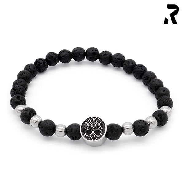 Totenkopf Armband Blackbeard