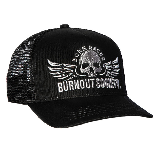 TRUCKER CAP Skull Black