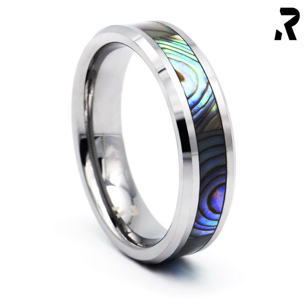 WOLFRAM ABALONE RING Magic Shell